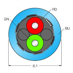 BL ident PROFIBUS线缆 KABEL452B-500M