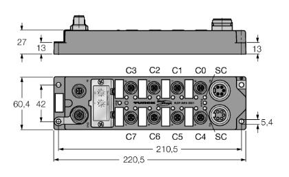 BL ident PROFIBUS-DP现场总线I/O模块 FLDP-IM16-0001