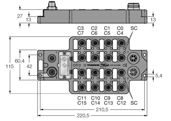 BL ident PROFIBUS-DP现场总线I/O模块 FLDP-IM32-0001