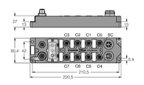 BL ident PROFIBUS-DP现场总线I/O模块 FLDP-IOM84-0001  