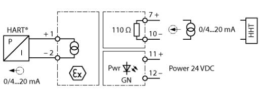 单通道模拟量信号隔离器 IM35-11EX-HI/24VDC