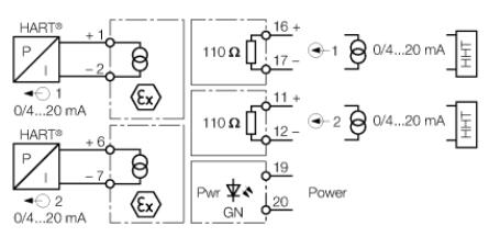 双通道模拟量信号隔离器 IM35-22EX-HI
