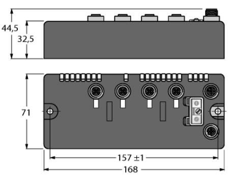 HF/UHF接口 BLCDN-4M12L-2RFID-S-2RFID-S