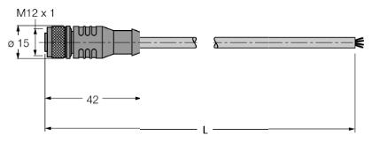 BLident接线电缆标准版 RK4.5T-50/S2500