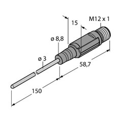 温度传感器 TTM150C-203A-CF-LI6-H1140-L150 -50...150°C