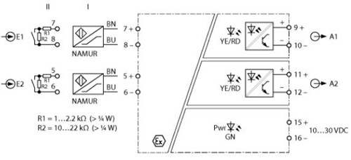 隔离开关放大器 IMX12-DI01-2S-2T-0/24VDC/CC