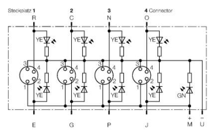 4端口分线盒 4MBM8-4P3