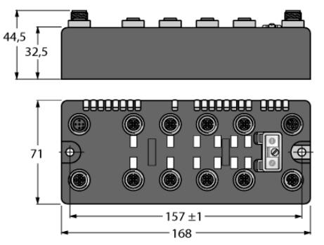 现场总线I/O模块 BLCDP-8M12LT-4AI-VI-4AI-VI