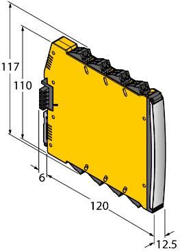 双通道模拟量信号重复器 IMX12-AO01-2I-2I-HPR/24VDC