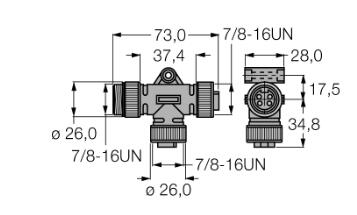 2相接线盒 RSM-2RKM40