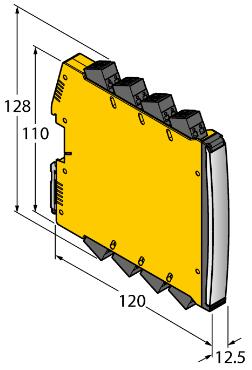 单通道温度测量放大器 IMX12-TI02-1TCURTDR-1I1R-C0/24VDC/CC