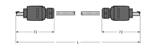 工业用以太网线 AIDA-GC-AIDA-GC-4416-0，3M