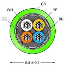 工业用以太网线 AIDA-GC-AIDA-GC-4416-2M