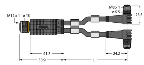 2相接线盒 VBRK4.4-2PSW3M-0.6/0.6/TXL