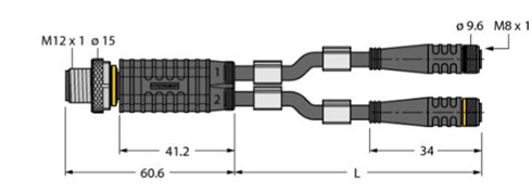 2相接线盒 VBRS4.4-2PKG3M-0.6/0.6/TXL