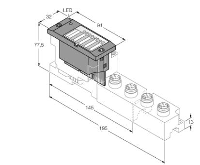 电子模块 BL67-4DI-PD