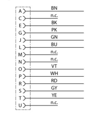 执行器和传感器线缆 BKM14-E01-20/S90