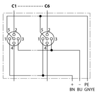 无源分线盒 TB-6M12-5-CS19T