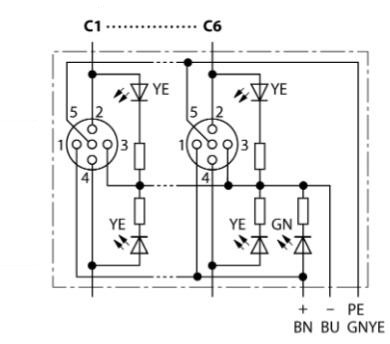 无源分线盒 TB-6M12-5P3-CS19T