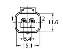 阀连接器 DT04-2PG-S-5/TXL