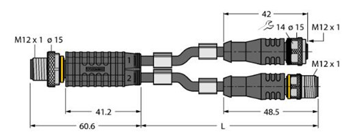 2相接线盒 VB-IO-LINK-CLASS-B-POWER-0.3/0.3/TXL