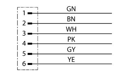 阀连接器 DT04-6PG-A-10/TXL