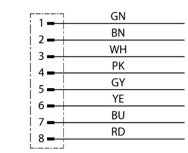 阀连接器 DT04-8PG-A-5/TXL