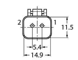 阀连接器 DT06-2S-S-10/TXL