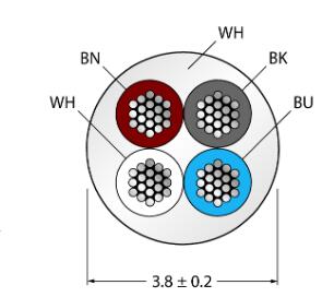 执行器和传感器线缆 HT-WWAK4-2/S2430