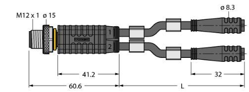 2相接线盒 VBRS4.4-2PKG3S-5/5/TEL