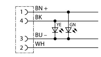 执行器和传感器电缆 PKW4M-P7X2-2/TXL