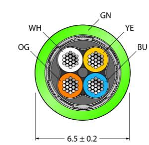 工业以太网线 RJ45S-RJ45S-4416-2M