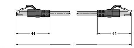 工业以太网线 RJ45S-RJ45S-4416-2M