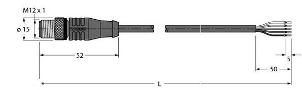 执行器和传感器电缆 HT-WAS4.5-10/S2430