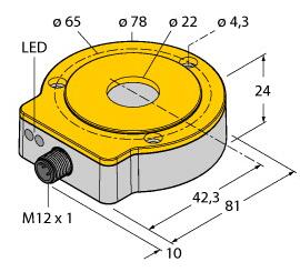 非接触式编码器 Ri360P0-QR24M0-INCRX2-H1181