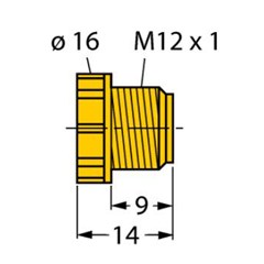 执行器/传感器电缆附件 VS-M12-YE