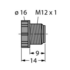 执行器/传感器电缆附件 VS-M12-BK