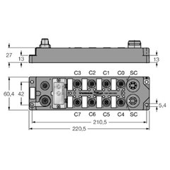 PROFIBUS-DP现场总线I/O模块 FLDP-IM16-0001