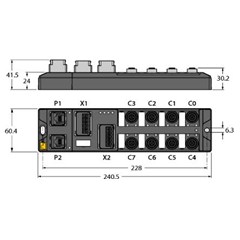 紧凑的以太网多协议I/O模块 TBEN-A1-16DXP
