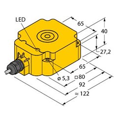 电感式传感器 BI50-Q80-Y1X