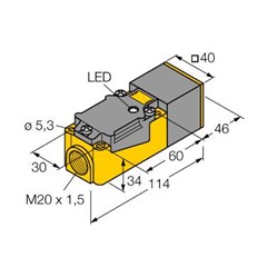 电感式传感器 NI20-CP40-Y2X
