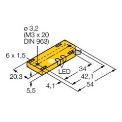 电容式传感器 BC5-QF5,5-AN6X2/S250
