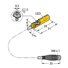 磁感应接近传感器 BIM-UNT-AP6X-0，3-PSG3S/S1139