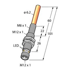 磁感应接近传感器 NIMFE-EM12/6，2L101-UP6X-H1141/S1182