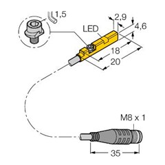 磁感应接近传感器 BIM-UNR-AP6X-0，3-PSG3S