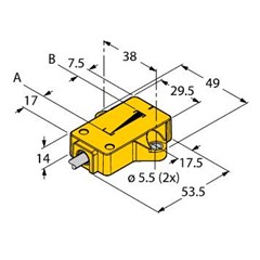 感应式直线位移传感器 Li25P1-QR14-LiU5X2