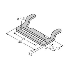 直线位移传感器Q25L系列附件 MB1-Q25