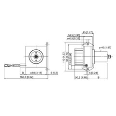 线性位置测量传感器 DW1000-110-7E-H1141