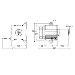 线性位置测量传感器 DW10000-135-PA-H1141