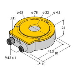 非接触式编码器 Ri360P0-QR24M0-CNX4-2H1150